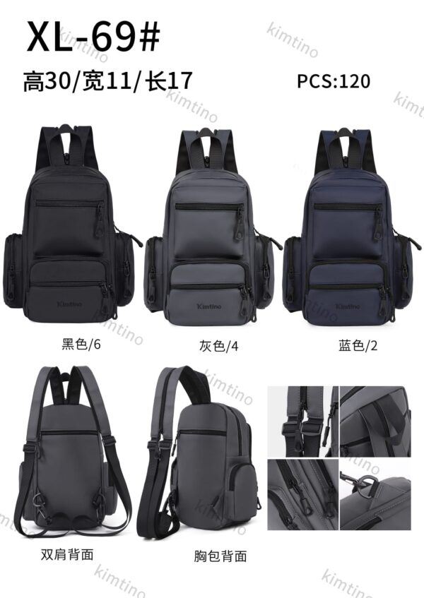 R$31,00 cada | CAIXA 120 peças XL-69# Bolsa mochila Ayayi