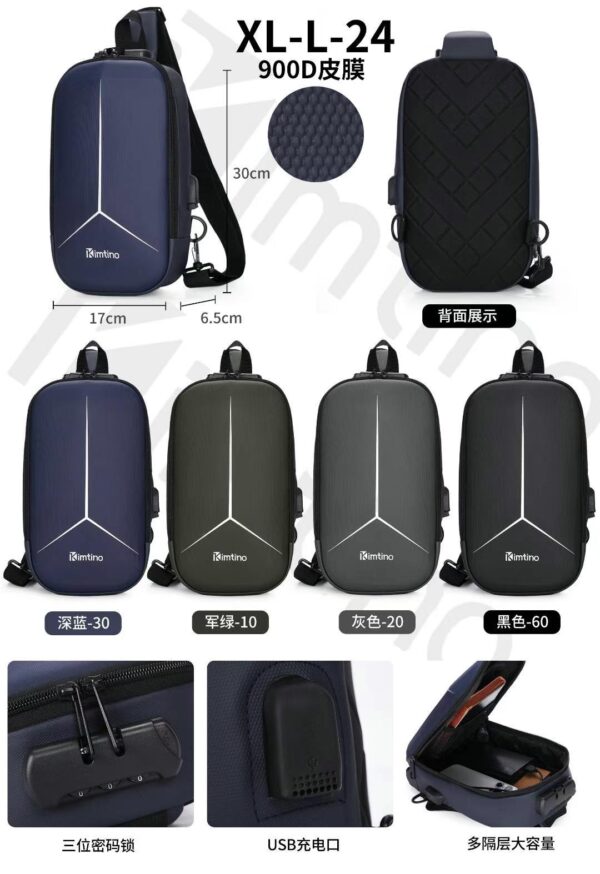 R$27,00 cada | CAIXA 120 peças XL-L-24# Bolsa transversal Ayayi