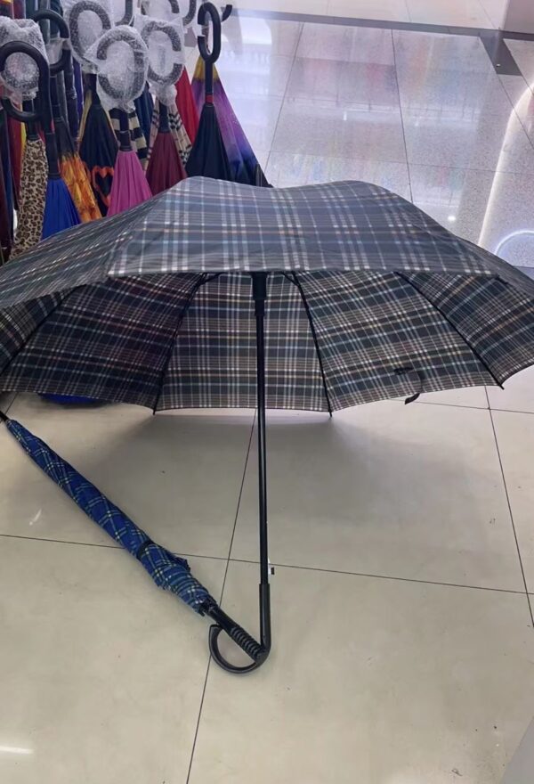 R$9.5,00 | CAIXA 36 Peças 10562-13# Guarda-Chuva xadrez invertido com cabo Ayayi