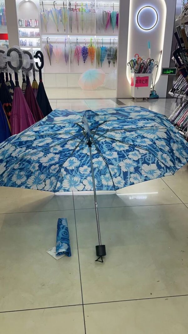 R$7,50 | CAIXA 60 Peças 10562-1Z# Guarda-Chuva Guarda Floral com Estampa de Hibiscos Ayayi