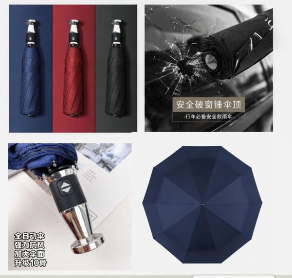 R$17,50 | CAIXA 60 Peças 10562-44# Guarda Chuva Automatica Ayayi