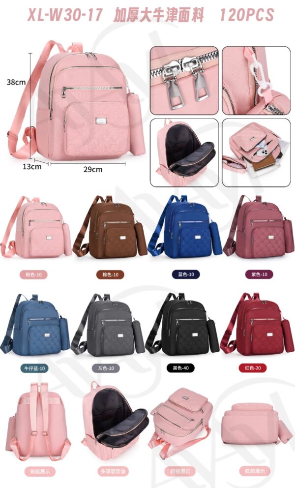 R$27,00 cada | CAIXA 120 peças XL-W30-16# Mochila kits de 2 peças Ayayi