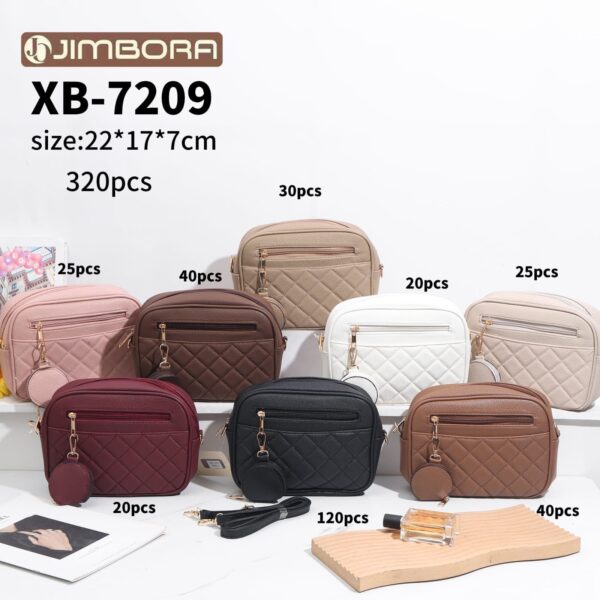 R$13,50 cada | CAIXA 320 peças XB-7209# Bolsa Feminina  Ayayi