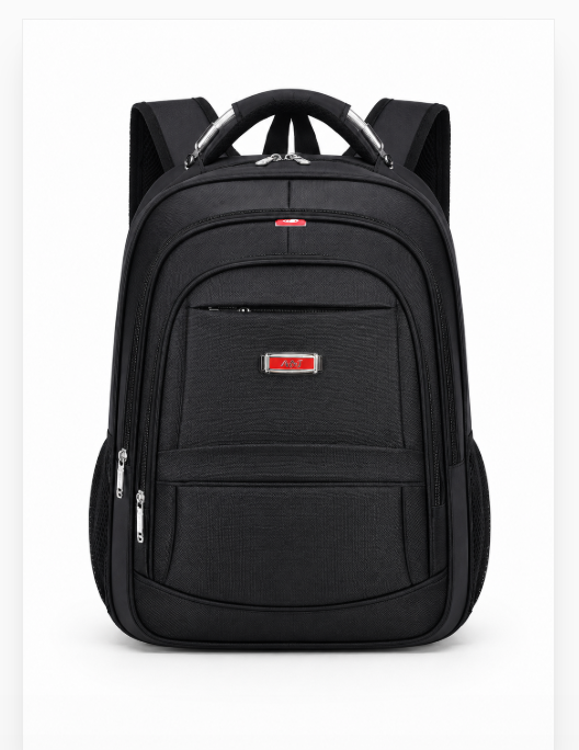 R$34,00 cada/ por R$32,00 | CAIXA 80 peças 2027-7# Mochila Masculina Preto Escolar Grande Porta Notebook Impermeável Reforçada Premium